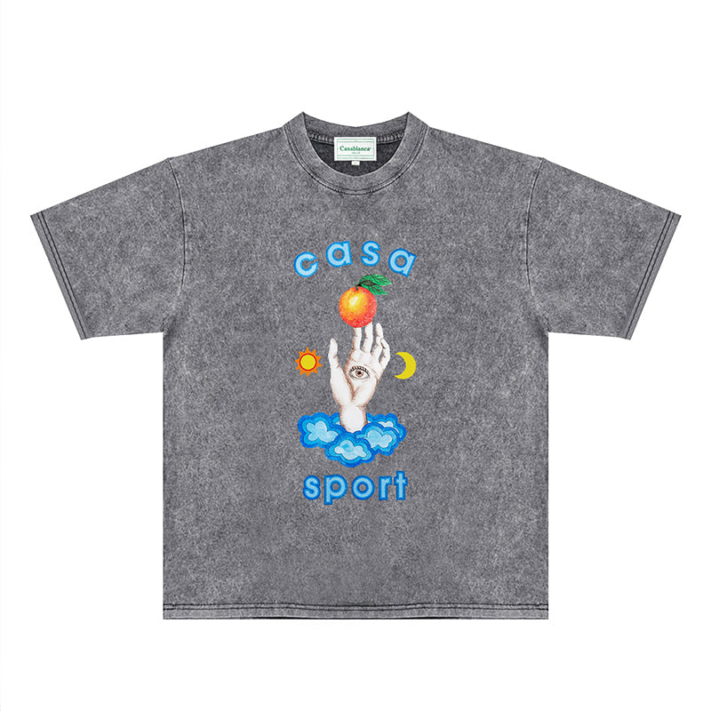 Casablanca Distressed T-Shirt