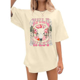 Western Shirts Women Wild West T Shirt Rodeo Cowgirl Outfits