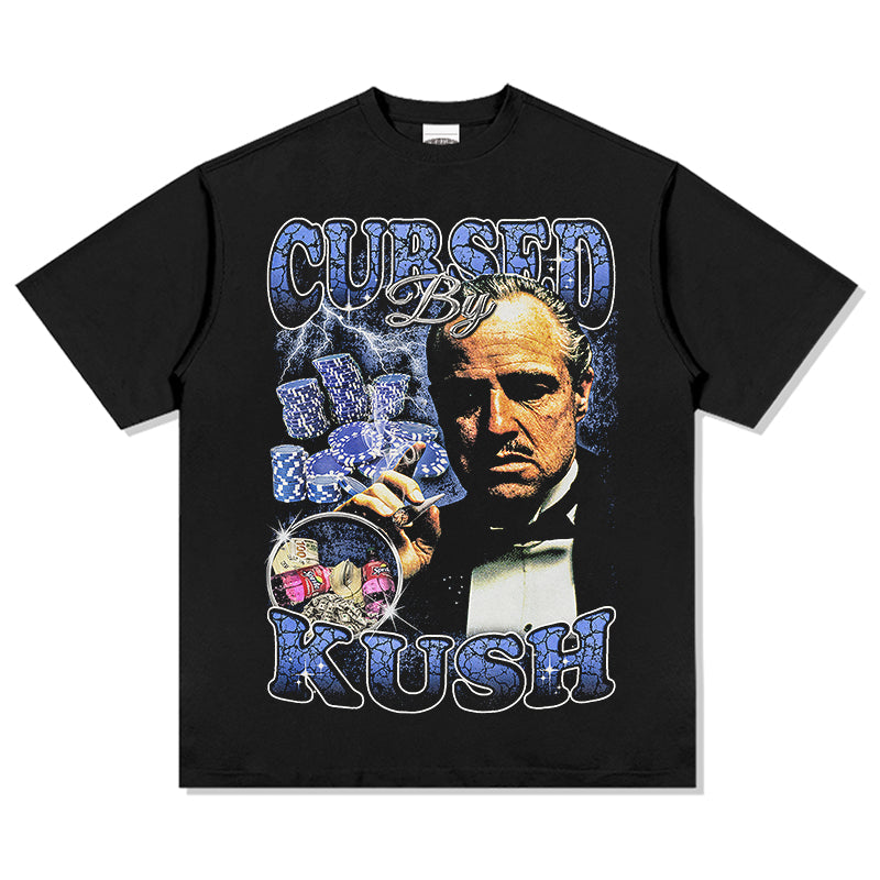 Cursed by kush t-shirt