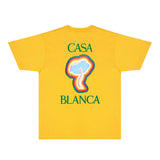 Casablanca T Shirts Fashion Print Street