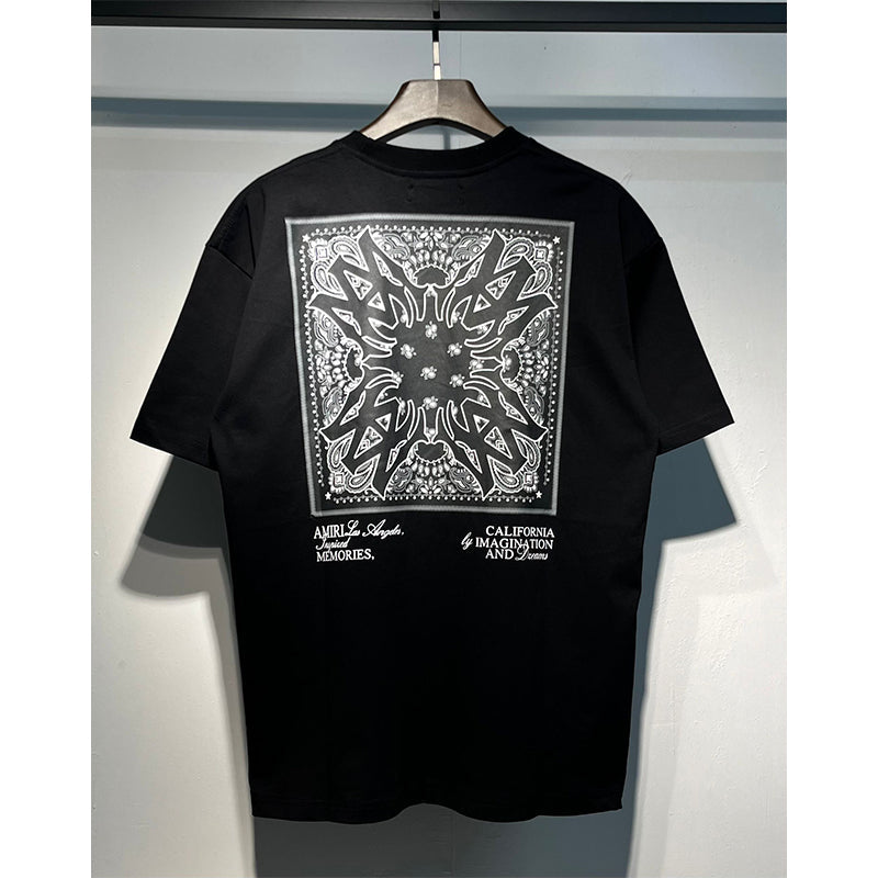 Amiri T Shirts Fashion Print Couple High Street