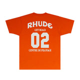 Rhude T Shirts Printed Trendy Pure Cotton