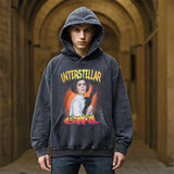 Mens Vintage Hoodie Retro Sweater Men Hooded