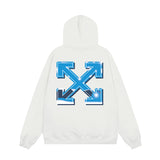 OFF WHITE Hoodie Trendy Street Style Personalized Cotton