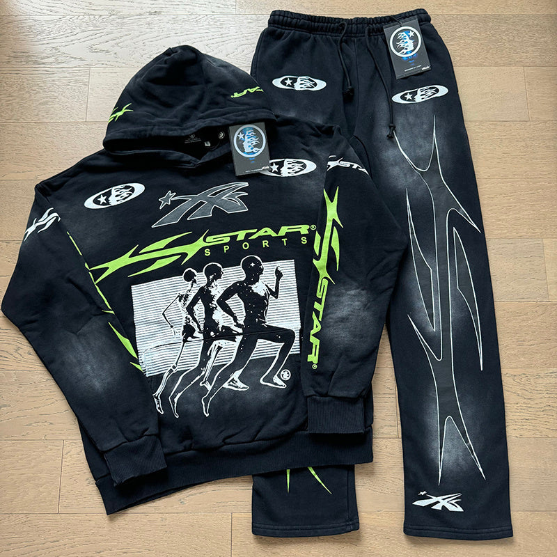 Hellstar Hoodie And Pants Two-Piece Set