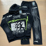 Hellstar Hoodie And Pants Two-Piece Set