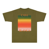 Casablanca T Shirts Fashion Print Street