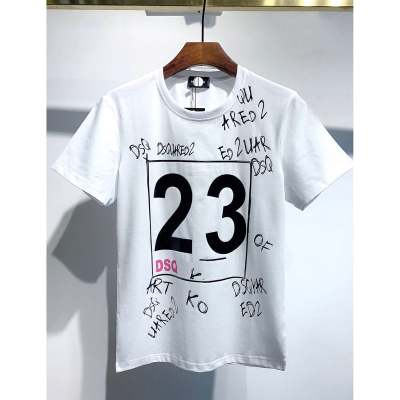Dsq2 T Shirt Casual Sports Printed Short Sleeve Summer Men