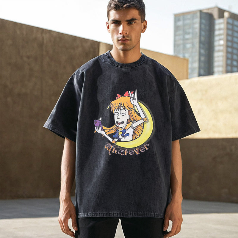 Mens Vintage T Shirt Short Sleeve