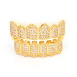 Grillz Electroplating Small Fangs Microinlaid Zircon Vampire teeth Royalty Spectrum