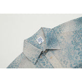 Unisex Sun Protection Shirt Blue Leopard Long-sleeved Jacket