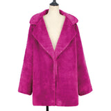Women Fur Jacket  Fashionable Warm Jacket
