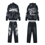 Hellstar Hoodie And Pants Two-Piece Set