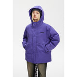 Unisex Coat Loose Thick Hooded Cotton Jacket Couple