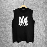 Amiri tank top large simple logo printing
