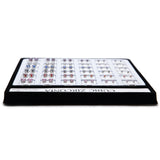 Earrings Colored Zircon Earrings (Set of 36)