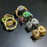 Rings Pig Nose Ring with AAA Zircon St. Valentine's