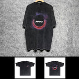 Amiri washed t-shirt splatter ring short sleeve