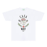 Casablanca T Shirts Fashion Print Street
