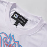 Godspeed T Shirts Skeletons Crowd Printed Cotton Casual Short Sleeves Men and Women