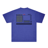 Amiri Washed Distressed T Shirt Printed Trendy Pure Cotton