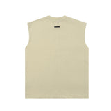 Fog Essentials tank spring summer FG letter crew neck casual vest