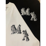 Amiri T Shirts Fashion Print Couple High Street