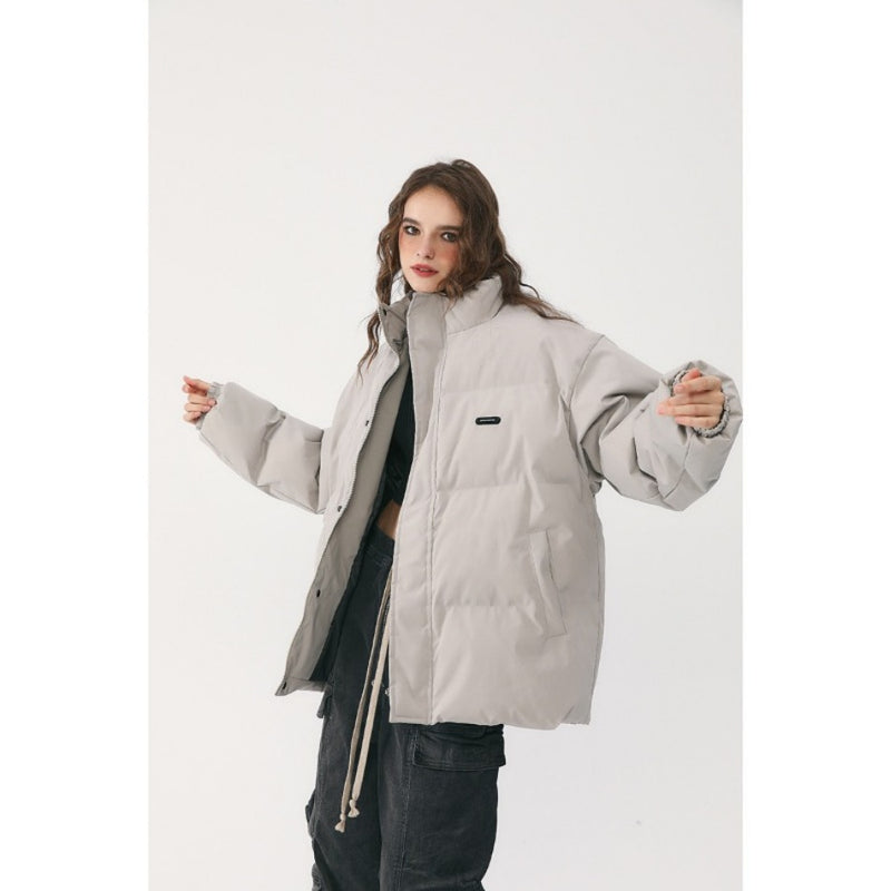 Unisex Coat Youth University Style Coat Winter Cotton-Padded Coat