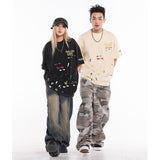 Unisex T-Shirts GALLERY DEPT Washed Graffiti Print Tee