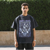 Mens Vintage T Shirt Short Sleeve T-Shirt Men's and Women's