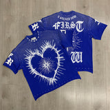 First Row T Shirts A Sacred Vow Heart 2026ss Latest Fashion Trend Brand Hot Diamond Pulp High Quality