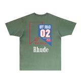 Rhude T Shirts Printed Trendy Pure Cotton