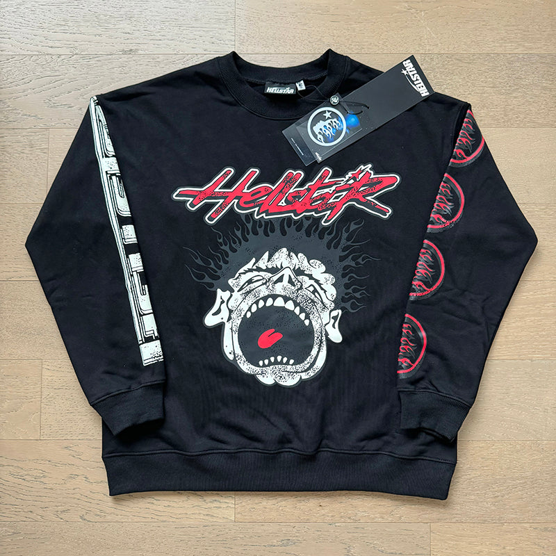 Hellstar Sweatshirts Retro Style High Street Trend