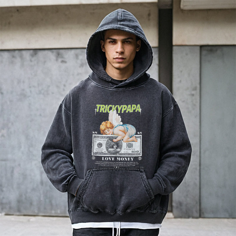 Mens Vintage Hoodie Jacket Men's Street