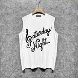 Amiri tank top with slanted art word printing