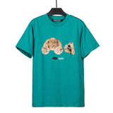 Palm Angels T Shirts Short Sleeve T-shirt Men and Women Loose Half Sleeve