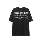 Fog Essentials T Shirts Spring/Summer FOG Season 7 Letter Pattern Crew Neck Short Sleeves