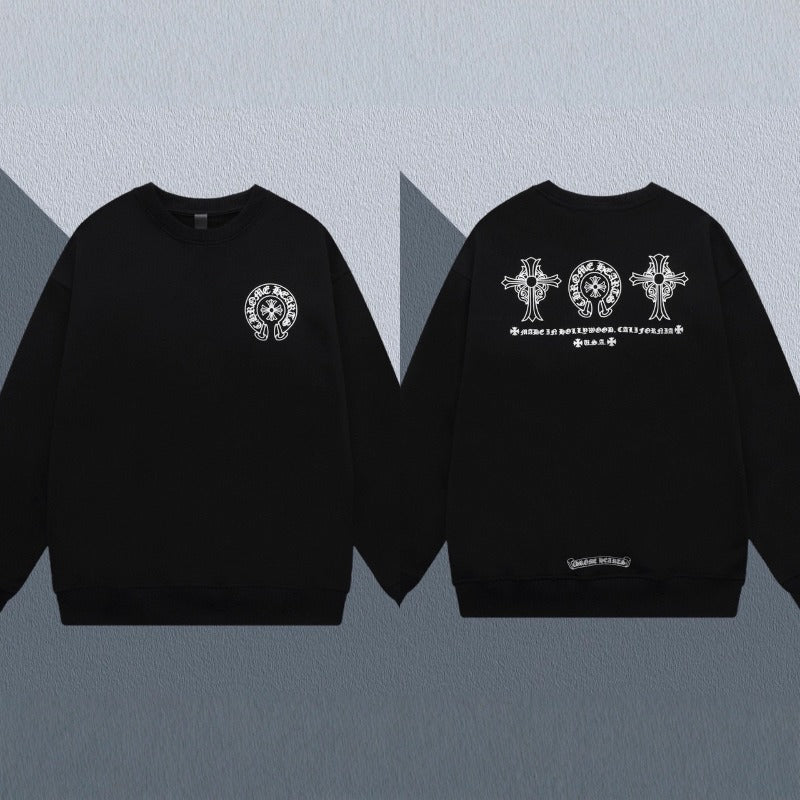 Chrome Hearts Sweatshirt Autumn/Winter Crew Neck Sweater