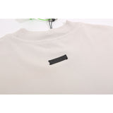 Fog Essentials T Shirts Spring/Summer FOG Main Line Plastic Letter Crew Neck Short Sleeves