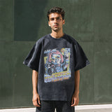 Mens Vintage T Shirt Short Sleeve T-Shirt Men