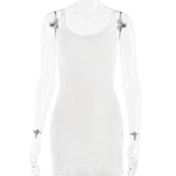 Women Dress Sexy Fashion Hot Girl Cotton Dress