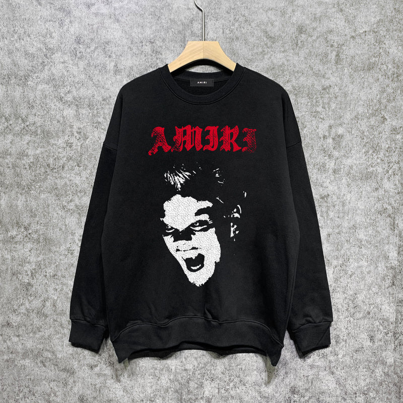 Amiri Sweatshirt Printed Trendy Pure Cotton