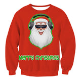 Ugly Christmas Sweater round Neck Loose Pullover Women's Sweater
