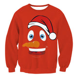 Ugly Christmas Sweater round Neck Loose Pullover Women's Sweater