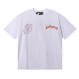 Godspeed T Shirts Great Western Skull Denim Cactus Print Cotton Casual Short Sleeve Men and Women