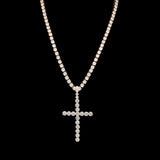 Jewelry Zircon Cross Pendant Rapper CrossPendant Crosses Jesus Pieces