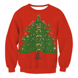 Ugly Christmas Sweater round Neck Loose Pullover Women's Sweater
