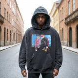 Mens Vintage Hoodie Casual Hooded Sweater