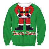 Ugly Christmas Sweater round Neck Loose Pullover Women's Sweater