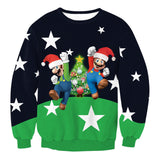 Ugly Christmas Sweater round Neck Loose Pullover Women's Sweater